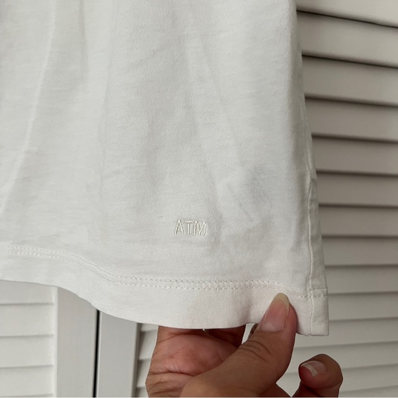 ATM Antony Tomas Melillo Black-White tie dye sleeveless top, 100% cotton, size M - Picture 3 of 5